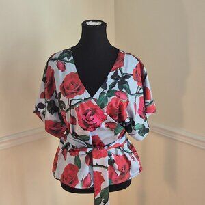 Icone Blouse with Belt, Size M